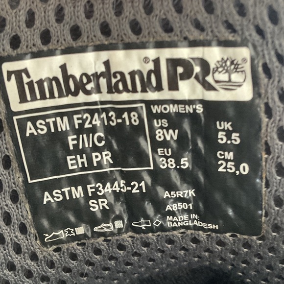 Timberland PRO Black and Brown work Boots - Picture 5 of 5